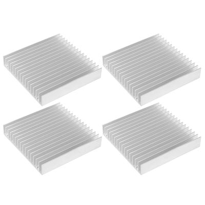 4Pcs Kühlkörper für Router Aluminium Kühlung Wärmeableitung Teile Q 100 x 18 x 100