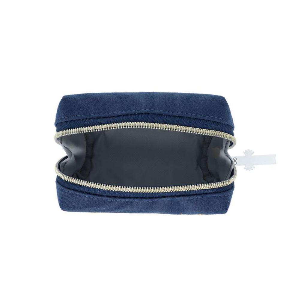 Sunstar Stationery Moomin Pouch Puff Print Design 2025 Summer Hattifattener Navy Blue S2336464