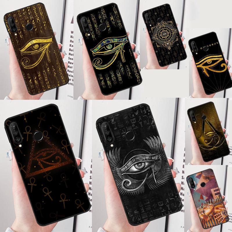 Sacred Eye of Horus Egypt Fresco For Huawei Nova 5T 12s 12i 11i Y90 Y70 Y60 Y61 Y91 Y72 9 10 SE P20 P40 Lite P60 P30 Pro Case