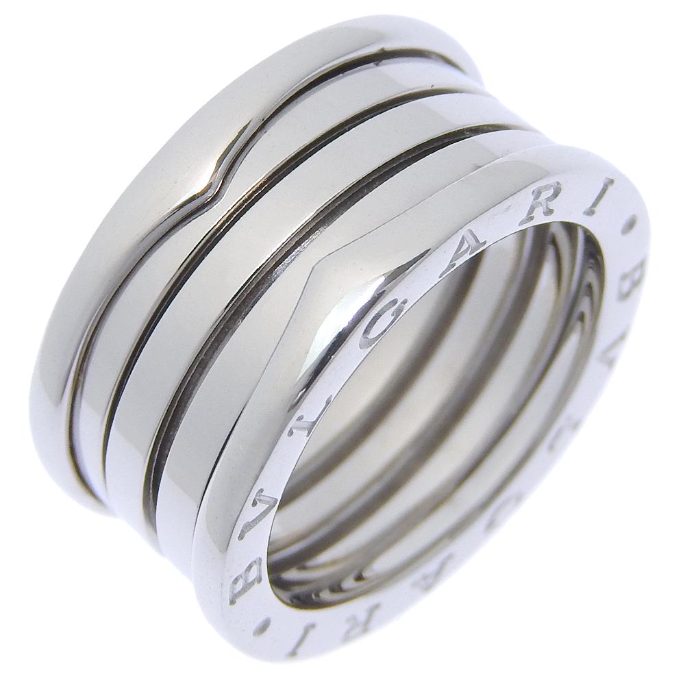 

BVLGARI B-ZERO1 Ring Be zero one 3 bands K18 white gold #7.4(US Size) 10.6g Women Used