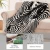 Close-up of Colorful Animals Digital-printed Polyester Bedroom Velvet Flannel Soft Sofa Cover Blanket Fleece Sofa Cover Blankets