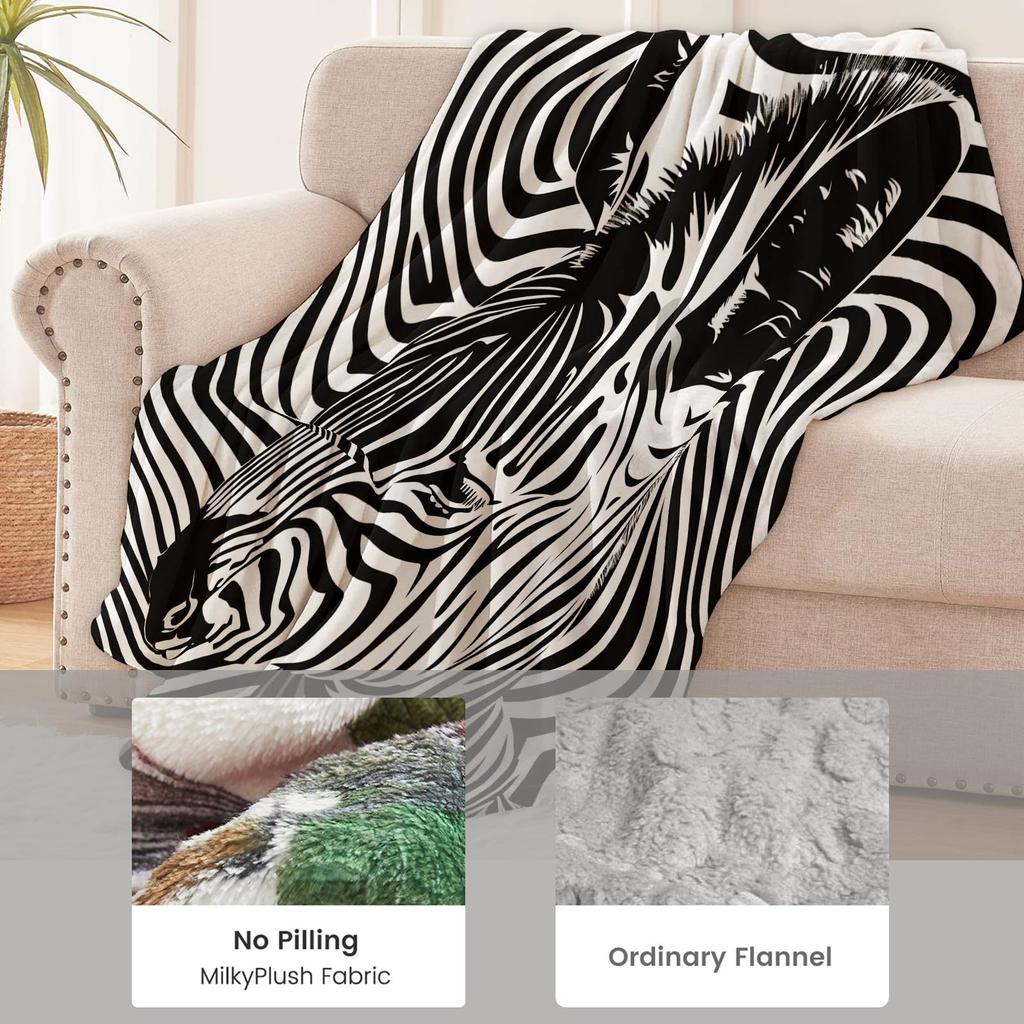 Close-up of Colorful Animals Digital-printed Polyester Bedroom Velvet Flannel Soft Sofa Cover Blanket Fleece Sofa Cover Blankets