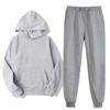 Hooded sweatshirt and hoodie set, casual loose sweatshirt and sweatpants, versatile two-piece hoodie and long pants