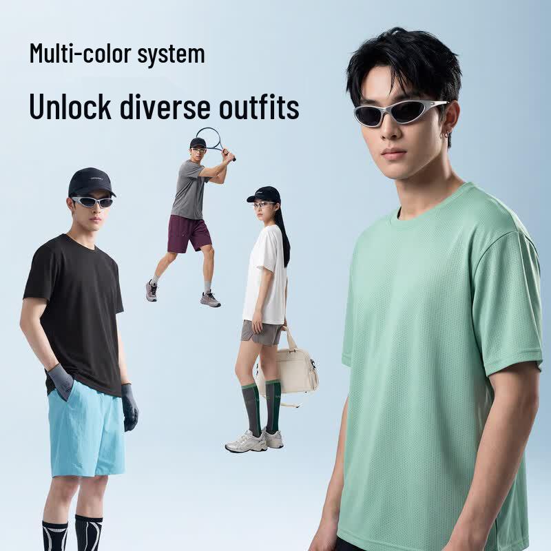 Warrior Men's Ice Silk Cooling T-Shirt & Shorts Set