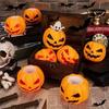 Creepy Pumpkin Pinch Toy 12Pcs Pop-up Ghost Squeeze Toy Stress Relief Head Sensory Halloween Toys Fidget for Party Favors Set