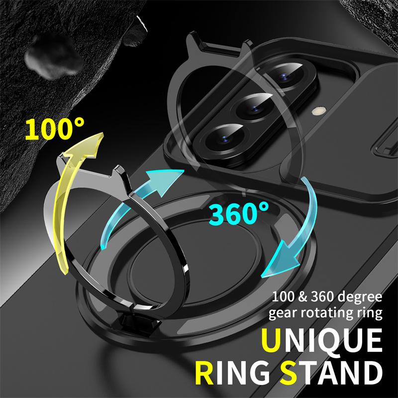For Samsung Galaxy A13 A23 A14 A54 A04S A15 A25 A35 A55 A05 A05S A16 A26 A36 A56 A06 Armor Case Car Magnetic Ring Protect Cover