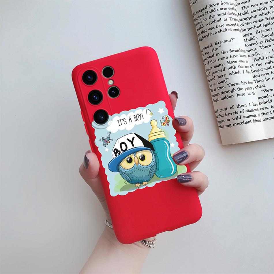 For Samsung Galaxy S24 Ultra Case S24 Plus Sunflower Girl Painted Soft Silicone Phone Case For Samsung S24 Ultra S 24 S24+ Shell