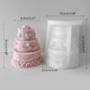 Mehrschichtige Kuchenform Silikonformen DIY Deko Handwerk Form Duftkerze Tischschmuckform Backwerkzeug Antihaft