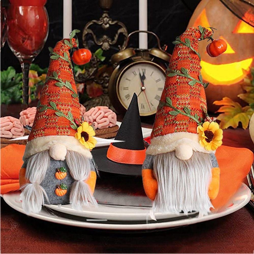 Gnome Doll Dwarf Props Doll DIY Rudolph Doll Ornaments Halloween Gnome Doll  Halloween