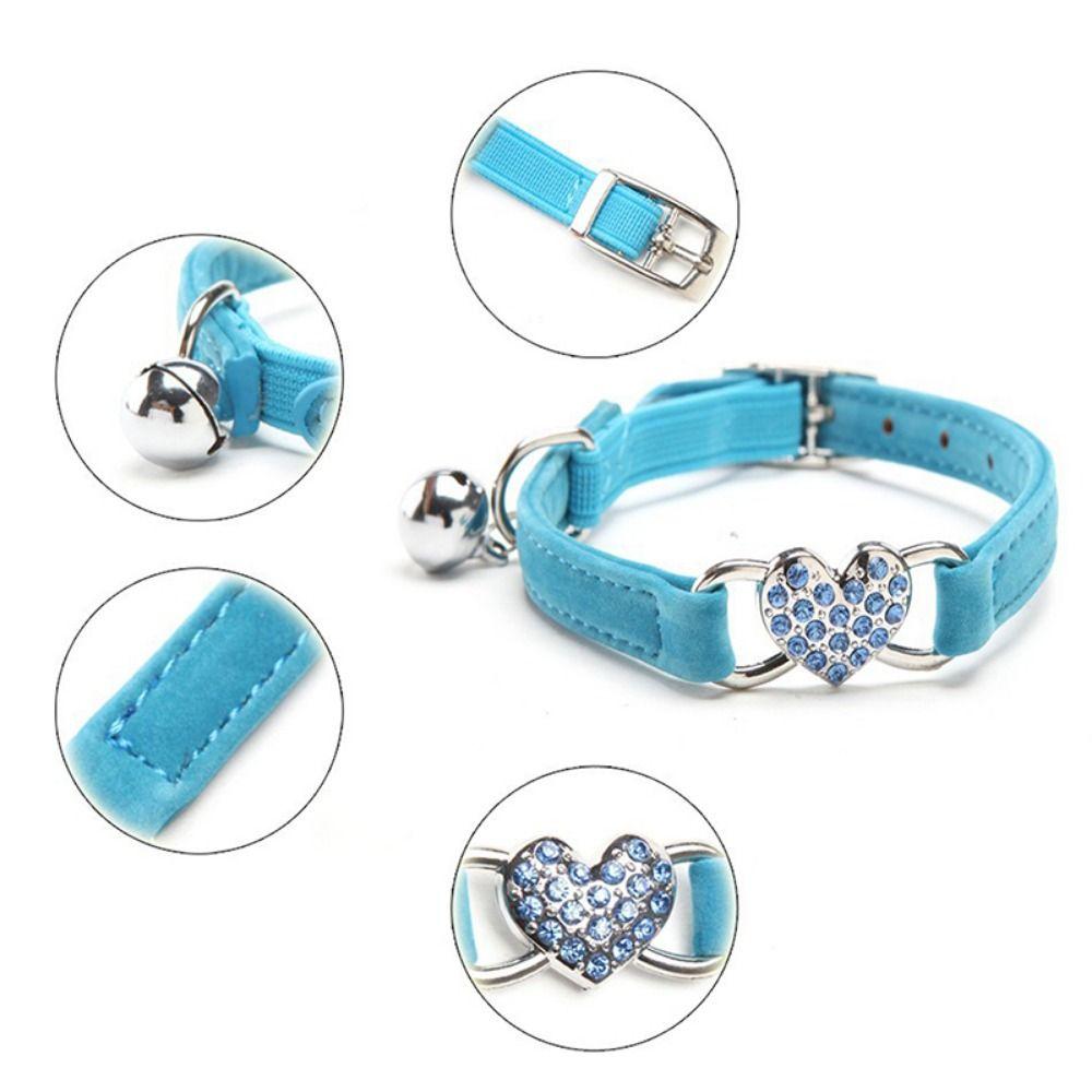 Elastic Adjustable Colored  Cat Collar Safety Dog Necklace  Dog Accessories