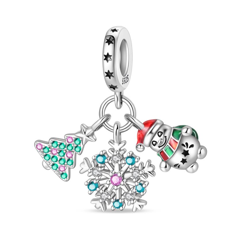 Copper Metal Butterfly Dragonfly Flower Pink Zircon Themed Sweet Charm Bead Components Bead Components Compatible With Pan Authentic Original