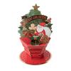 Greeting Life Christmas Card Flower Pot Tree TK-23