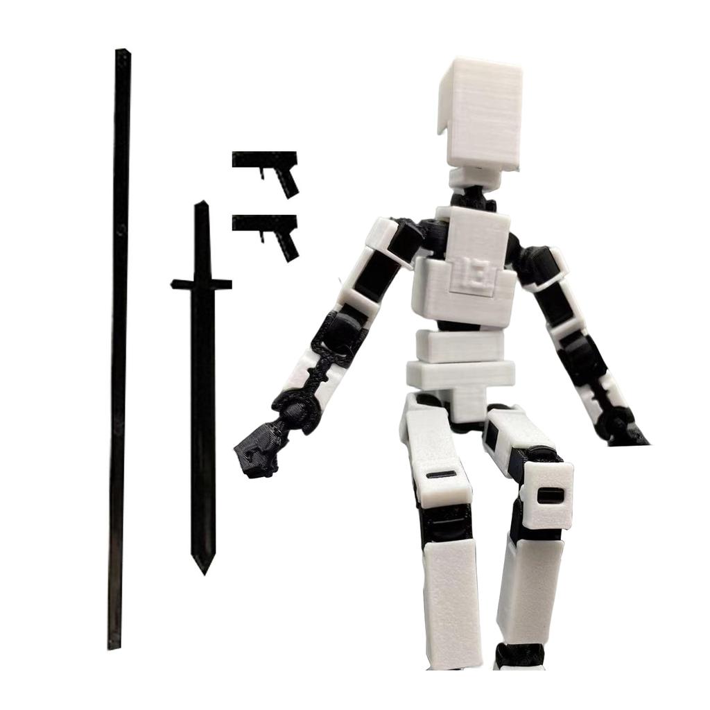 Multi- Movable Doll, Fully Articulated Mechanical Toy For Stress Relief