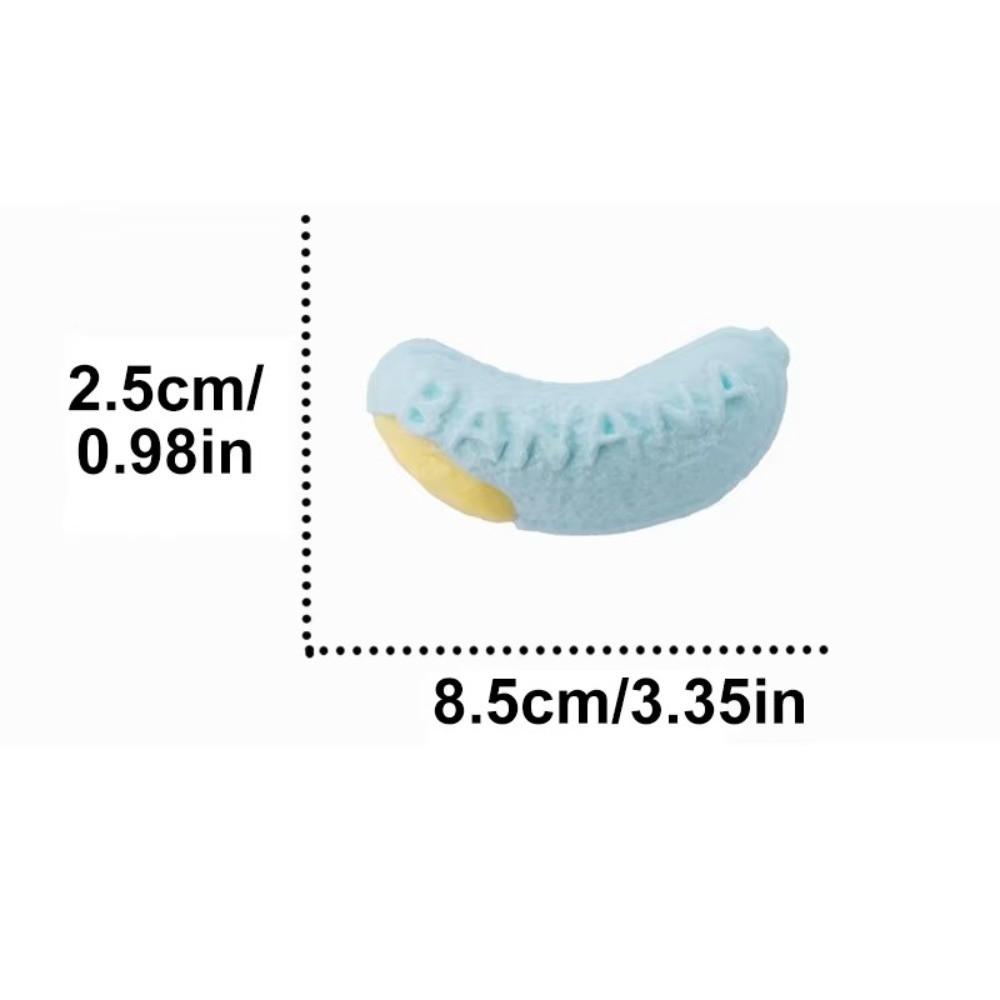 Slow Rising Slow Rebound Toy Soft Banana Bread Toy Pinch Toy Fidget Sticky Bag Christmas Gifts