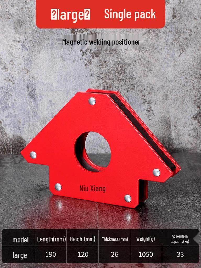 Multi-Angle Magnetic Welding Fixator: 90° Right Angle Triangle Positioning Tool