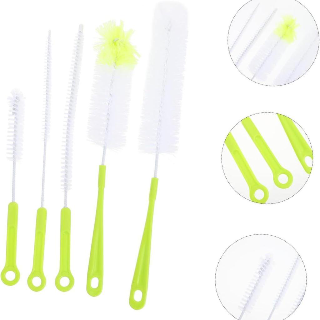 Popular Teapot Kettle & Bottle Cleaning Brush with Stainless Steel & Nylon Bristles