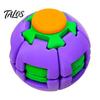 Kids Stress Relief Toy 1/2Pcs 3D Printed Press Rotating Ball, Fidget Spinner for Adults, Quiet Spinning Ball Toy, Decompression Gadget Durable