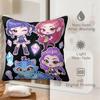 Kpop Style Throw Pillow Decorative Cushion Chibi Anime Girl Print For Sofa Bedroom Car Living Room Soft Nap Pillow For Teens Fans