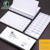 Mali Multifunctional Paint Palette Box: 50-grid Main, 35-grid Pull-out, 25-grid Folding Lid for Watercolor and Gouache
