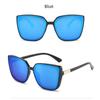Plastic Square Oversized Women Sunglasses Brand Designer Vintage Retro Mirror Sun Glasses For Male Outdoor UV400 Protect Oculos