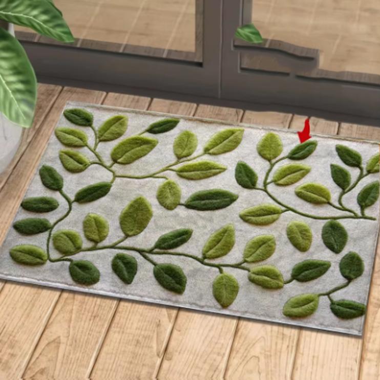Flower Doormat Carpet Waterproof Door Mat Bedroom Sofa Carpet Floor Mat Soft Bedside Rugs Colorful Home Decoration