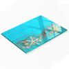 Glass Kitchen Cutting Board with Shells and Starfish Graphics 80X52 Cm