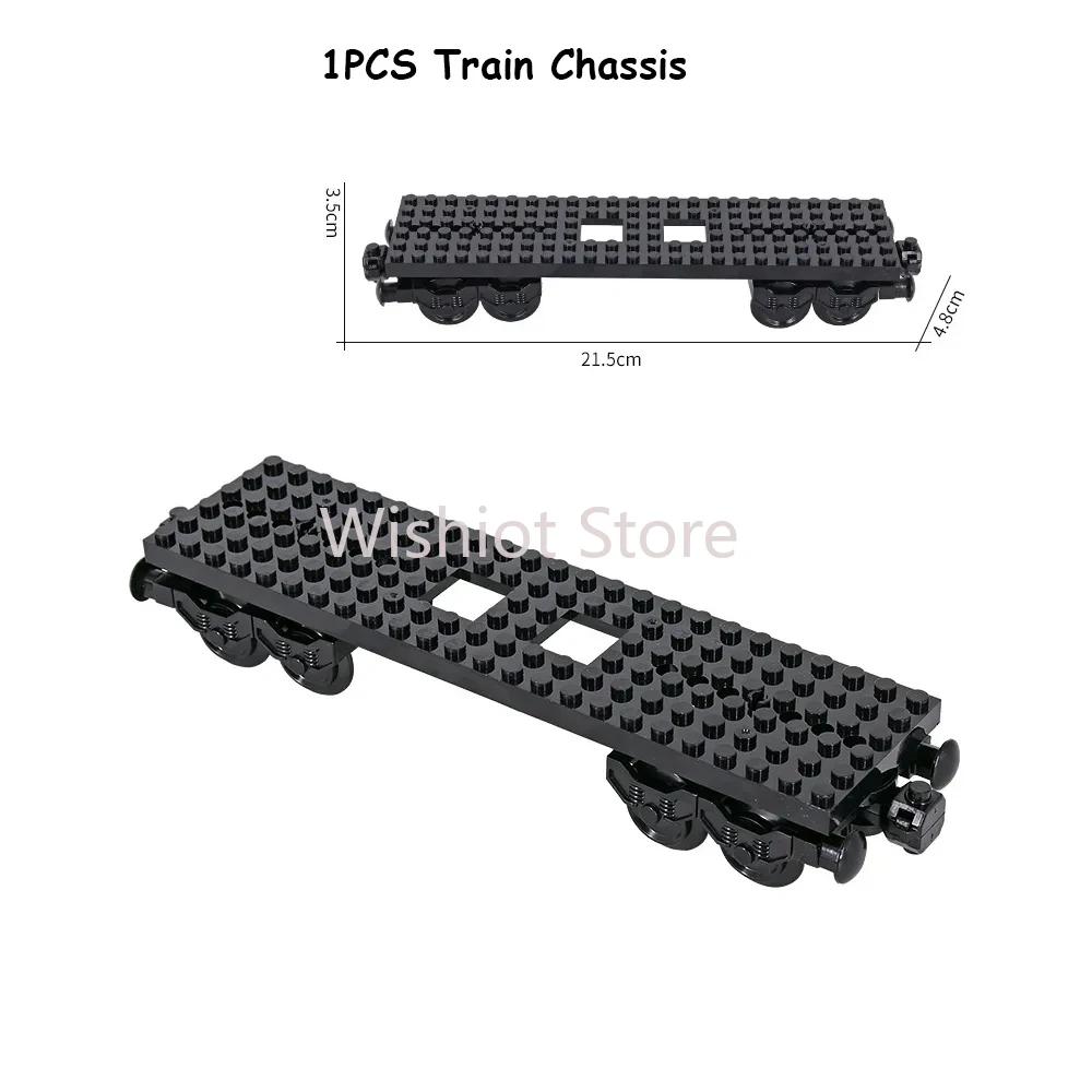 Technical Parts Train Motor 88002 MOC Pack Power Functions Battery Box Tracks Top Base Plate for Legoeds EV3 91994 74784 2871