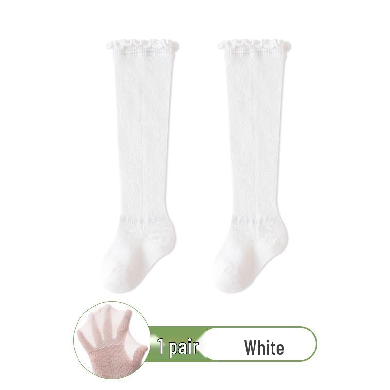 Frühlingsstil Z Baby Mädchen lange Netzsocken - Atmungsaktiv, Mückenabweisend, Bequeme Passform