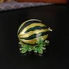 New Watermelon Enamel Jewelry Box Watermelon Ornament Personalized Creative Fruit Light Luxury Handicrafts Home Jewelry