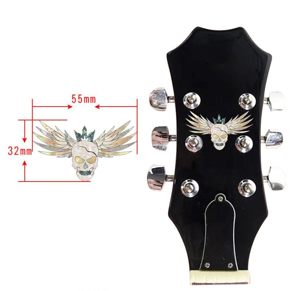 DIY Guitar Head Sticker PVC Guitar Headstock Decal Guitar Panel Sticker  Guitar Beginner Gifts