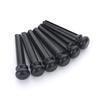 6pcs Guitar Bridge Pins 6 String Pegs Pins Metal Brass Endpin Guitar Fixed String Nail for Acoustic Guitar
