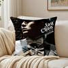 Chinese Pop JJay Chou Album Cover Cushion Cover Linen Pillowcase Soft  for Sofa Bed Home Room Decor