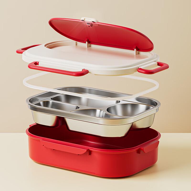 Ruhan 304 Stainless Steel Insulated Divided Lunch Box