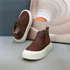 Neue lässige High-Top-Schuhe Schuhe mit dicker Sohle bequeme atmungsaktive Schuhe
