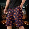 Men's Halloween Cargo Shorts with Multiple Pockets, Drawstring Waist, Casual Work Shorts for Costume Party, Summer Outdoors, Beach, Hiking, Daily Wear