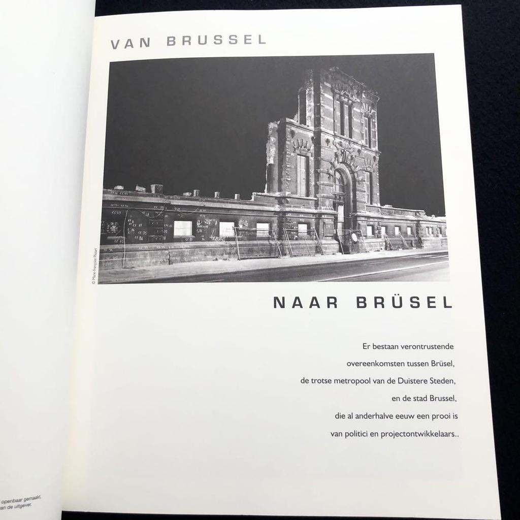[USED] Francois Schuiten's Collection of Works "BRUSEL" (Dark Countries) Dutch Version