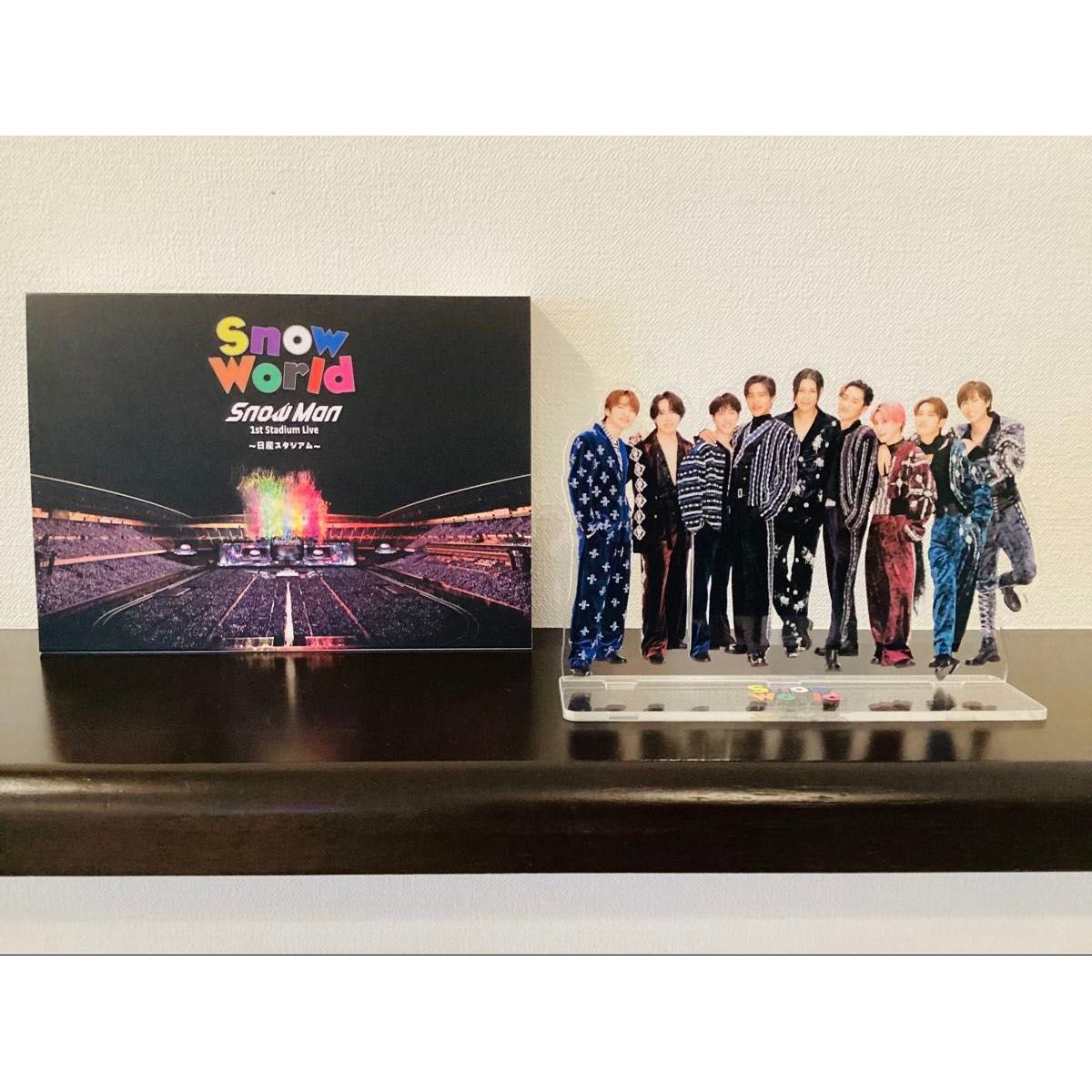 Used Snow World 1st Stadium Live & Snow Man Collection Acrylic Stand