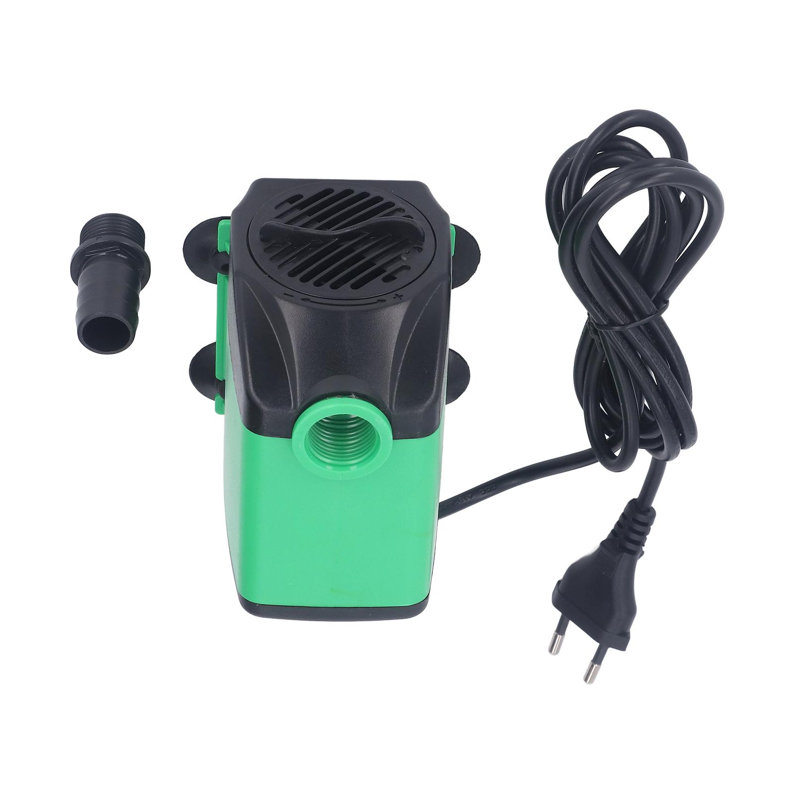 Tauchwasserpumpe 2000L pro Stunde Ultra Leise Hohe Förderhöhe Springbrunnenpumpe für Aquarium Teich