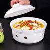 Dan Shi Zhi Yuan Ceramic Warming Serving Dish