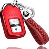 Yoshinari Key Cover for Smart Key, for Honda, Key Case, Genuine Leather Keychain, Freed,