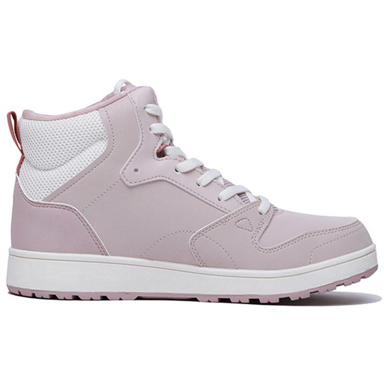 Anta Casual High top Skateboard Shoes Women's Gray Pink White 122048988-1