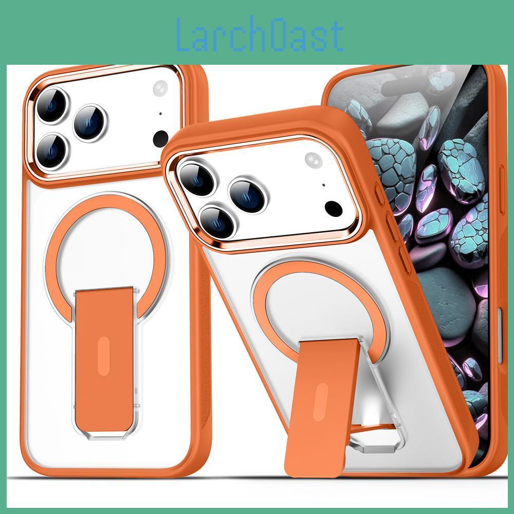 Translucent Case Matte Shockproof Keysion For Magsafe For Iphone 17 Pro Max 17 Air Kickstand Wireless Charging Phone Back Cover