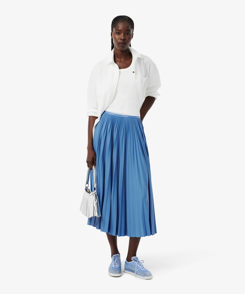 Lacoste Women'S Essential Long Pleated Skirt Jf1402-56G 776