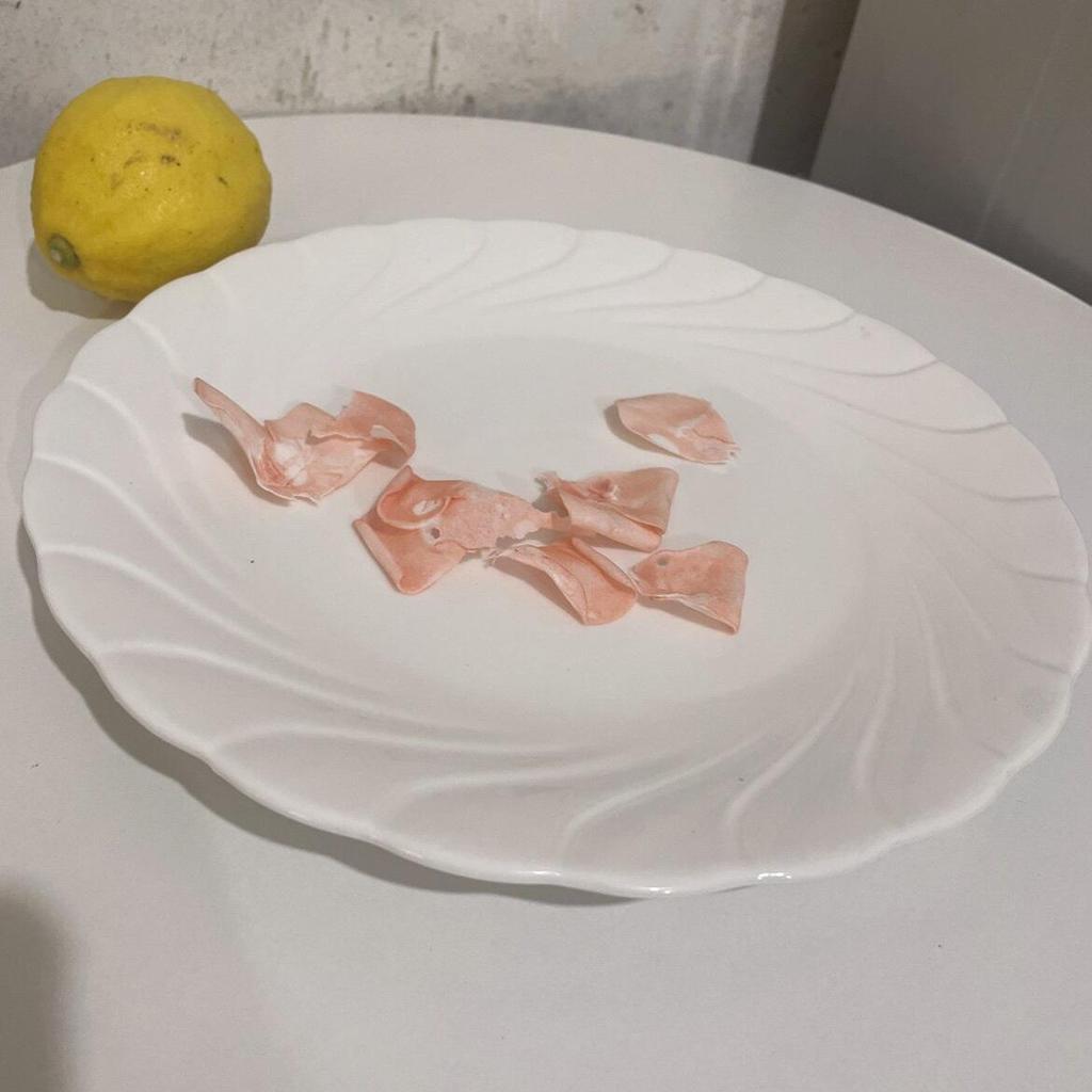 Elegant White Ceramic Sunflower Plate for Hot and Cold Dishes