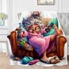 Gemütliche & Vielseitige Flanell-Kuscheldecke - Weich, Warm und Leicht für Sofa, Bett, Büro, Camping und Reisen - Perfektes Ganzjahresgeschenk,