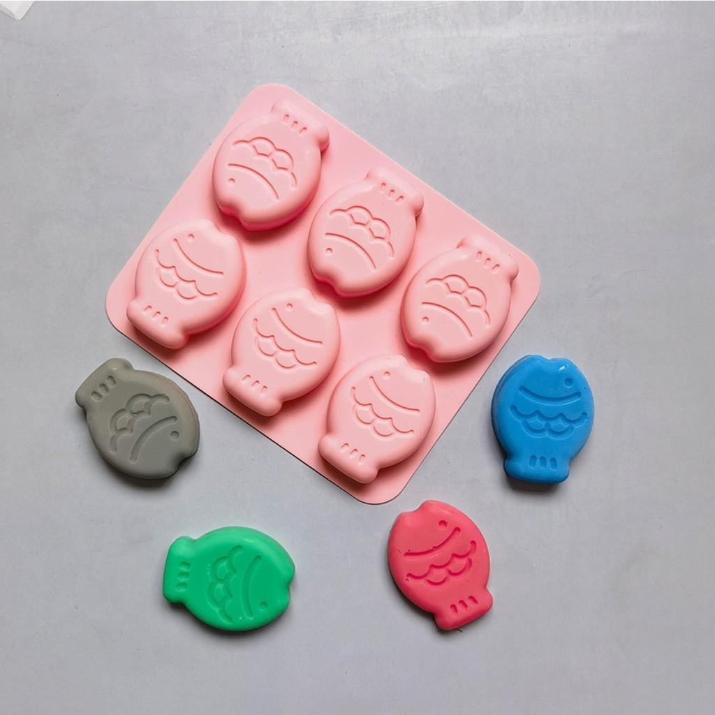 Silikon Fondantformen Süßigkeitenformen Fischförmige Silikonformen DIY Backzubehör Backformen Geeignet für Tonarbeiten
