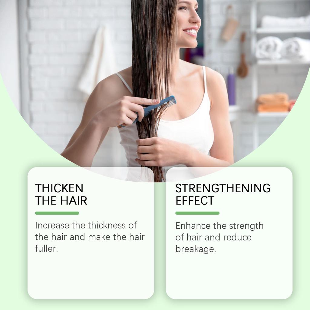 Champú de Romero Calmante para el Cuero Cabelludo Anticaspa Refrescante Aporta Volumen Reparador de Puntas Abiertas Aceite Vegetal Control de Grasa Nutrición Champú para el Cabello