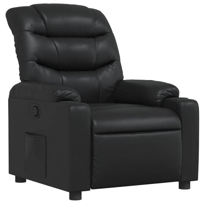 VidaXL Fauteuil Inclinable, Chaise avec Repose-pieds, Siège avec Dossier et Accoudoirs, Meuble de Salle de Séjour, Moderne, 374133