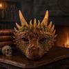 Breathable Cosplay Props for Adults Dragon Masque Adults, Halloween 3D Detailed Comic Exhibition Headgear Full Face Festival, Carnival Masquerade