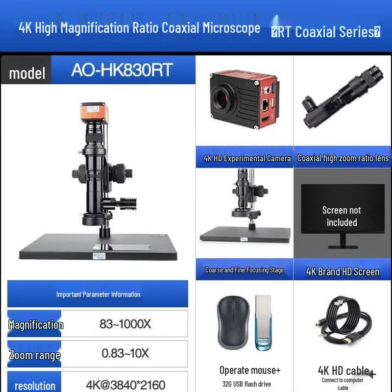 AOSVI 4K Industrial Electronic Microscope
